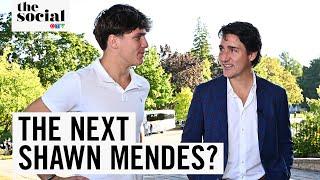 Justin Trudeau's Son Hints at R&B Debut | The Social