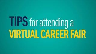 Tips for attending a virtual career fair