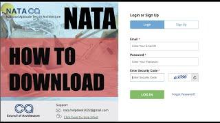 HOW TO DOWNLOAD ADMIT CARD | NATA ADMIT CARD UPDATE | #nata2022 #nata