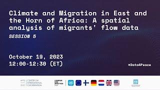 Climate and Migration in East and the Horn of Africa: A spatial analysis of migrants' flow data