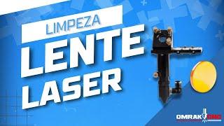 LIMPEZA DE LENTE MAQUINA LASER CO2 OMRAK CNC