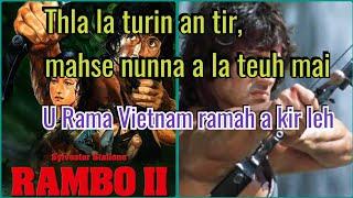 An mi tirh chu an tum aiin a lo bawn mah mah | Rambo - II | Movie Recap (Mizotawng)