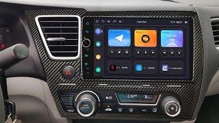 JOYING 9 Inch Stereo For 20132-2017 Honda Civic Sedan (Carbon Fiber Frame)
