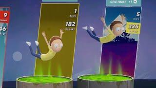 OMG MORTY DIVES IN ACID FOR LOSING ANIMATION + PRESIDENT MORTY WINNING ANIMATION - MULTIVERSUS