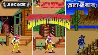 Sunset Riders [1991] Arcade vs SNES vs Sega Genesis (Version Comparison)