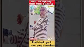 Bumil Lesti kejora sibuk nyuruh orang-orang buat makan #lestikejora #rizkybillar #abangl #leslar