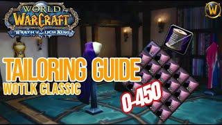 SPEED Tailoring Guide | WotLK Classic