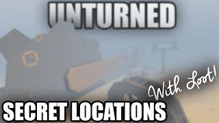 Unturned: SECRET LOCATIONS OF PEI (Underwater Junk & Sunken Submarine)