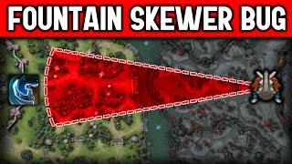 Fountain Skewer Bug is Back - From Base to Base Single Spell By Goodwin | Dota 2 Gameplay