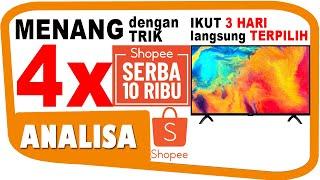 Menang 4x Shopee Serba 10 Ribu dengan Trik GOT IT dalam waktu 3 HARI saja !!!