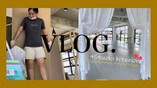 VLOG 12ㅣ반셀프 인테리어 브이로그____ 30평 학원, 발레스튜디오 공사 기록