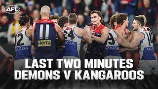 Last Two Minutes: Melbourne v North Melbourne | Round 15, 2024 | AFL