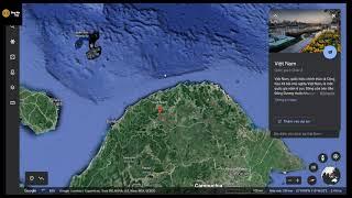 Khám phá điểm cực Đông Việt Nam trên Google Earth