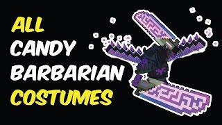 All Candy Barbarian Costumes in Trove