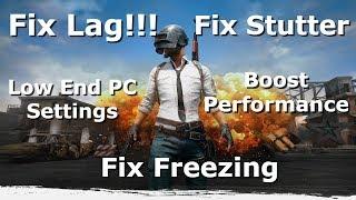 Fix Lag, Freezing, and Stuttering in PUBG , PlayerUnknown's Battlegrounds.
