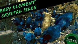 CRYSTAL ISLES ELEMENT HARVESTING!!! HOW TO GET LOADS OF ELEMENT FAST!