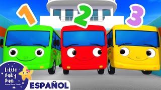 10 pequeños autobuses | Caricaturas de autobuses | Canciones infantiles | LBB Español