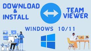 How to download & install TeamViewer in Windows - Latest Version 2023 |