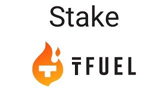 Stake TFUEL