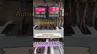 Temperature Omron E5CN Alarm Sensor Error #temperature #sensor #shorts #shortvideo #thermal #error