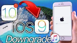 How To Downgrade iOS 10 GM / 10.0.1 to iOS 9.3.5 & KEEP iOS 9 Data!