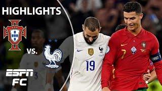 Cristiano Ronaldo and Karim Benzema shine in Portugal vs. France draw | Highlights | ESPN FC