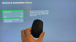 Xbox Series X/S: How to Change Mouse Pointer Speed Tutorial! (For Beginners) 2021