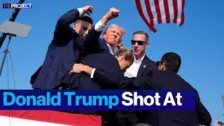 The Moment Trump Was Shot At During His Rally In Pennsylvania