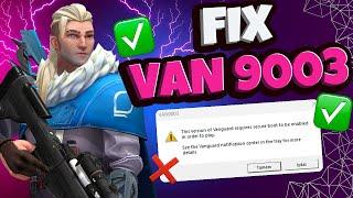 How To Easy Fix Van9003 Valorant Error 2024!