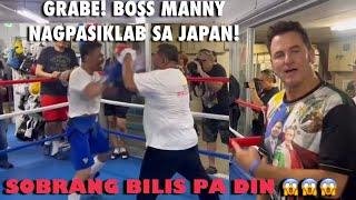 Sobrang bilis padin ! Boss Manny Pacquiao nagpasiklab sa Japan  Sean Gibbons