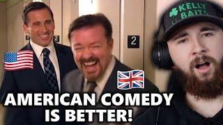 American Reacts to British vs American Comedy - Which is Better?