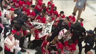 Capitol Police arrest Jewish Voices for Peace protestors for Netanyahu's DC visit