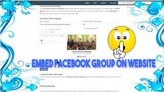 facebook Groups Plugin Implementation onto Wordpress/ Blogger Easy in English