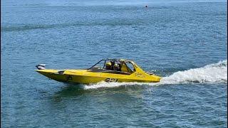 A231 Serious Trouble testing. Gold Beach Rouge River. 2022 World Jet boat race