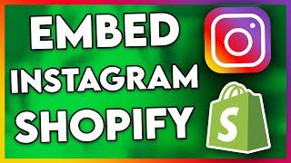 How to Embed Instagram Feed on Shopify (Step By Step)