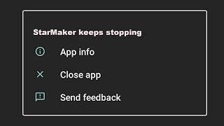 How To Fix StarMaker App Keeps Stopping problem Solution in Android Phone