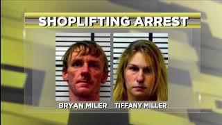 Shoplifting Arrest, Bryan & Tiffany Miller