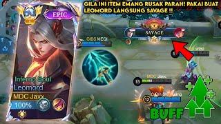 SAVAGE! TERNYATA ITEM SKY PIERCER DI PAKAI LEOMORD OP BANGET GUYS! DAMAGENYA GILA GAK NGOTAK! ~ MLBB