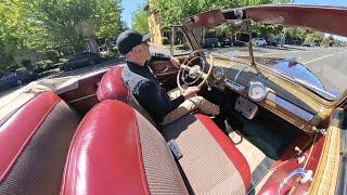 1947 Ford Super Deluxe - Cold start & Test drive