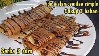 Ide jualan ‼️ cemilan simple Cukup 3 bahan takaran 3 sdm enak banget.