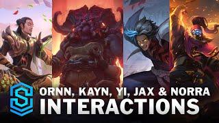 Ornn, Kayn, Master Yi, Jax and Norra - Card Special Interactions | Legends of Runeterra