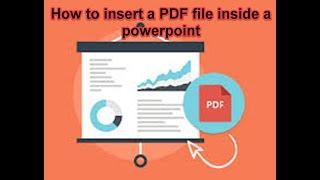 How to insert a PDF file inside a PowerPoint presentation