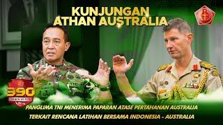 Panglima TNI Menerima Paparan Atase Pertahanan Australia Terkait Latihan Bersama Indonesia-Australia