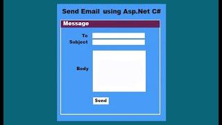 How to send Email using Asp.Net C# | use Gmail SMTP server