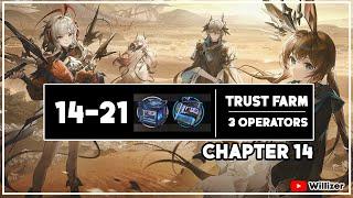 [Arknights] 14-21 | Trust Farm Easy Strategy | Absolved Will Be The Seekers