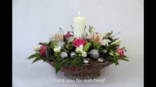 Christmas Flower Arranging with Chrissie Harten 1