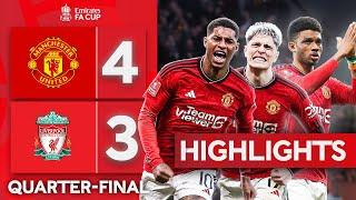 INCREDIBLE Old Trafford Thriller!  | Manchester United 4-3 Liverpool | Emirates FA Cup 2023-24