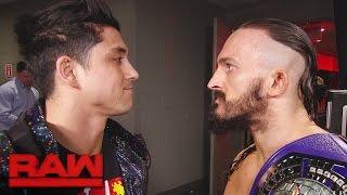 TJ Perkins confronts Neville: Raw, April 10, 2017