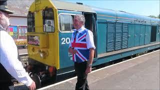 VISITING LOCOMOTIVES AT BLUE ANCHOR WSR SUMMER DIESEL FESTIVAL 6 JUNE 2024