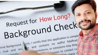 How Long Do Background Checks Take?  Background verification in English